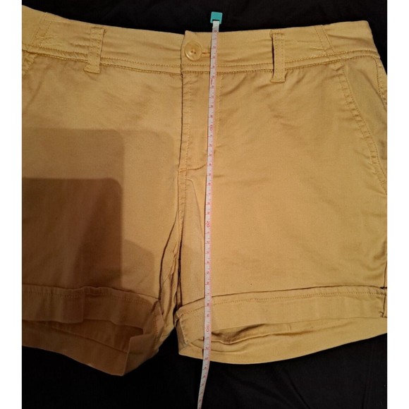 Liverpool Los Angeles Buddy Rolled Trouser Short Pale-Yellow Size 4/27 - Picture 7 of 9